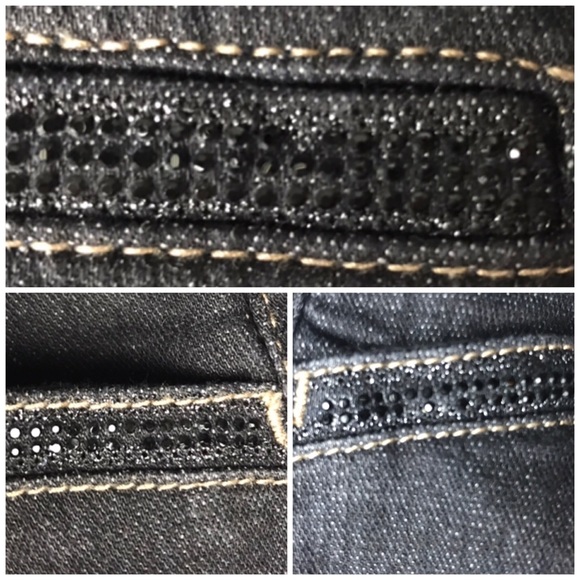 WHBM Hipster Trouser Black Crosshatch Jean - Picture 7 of 8